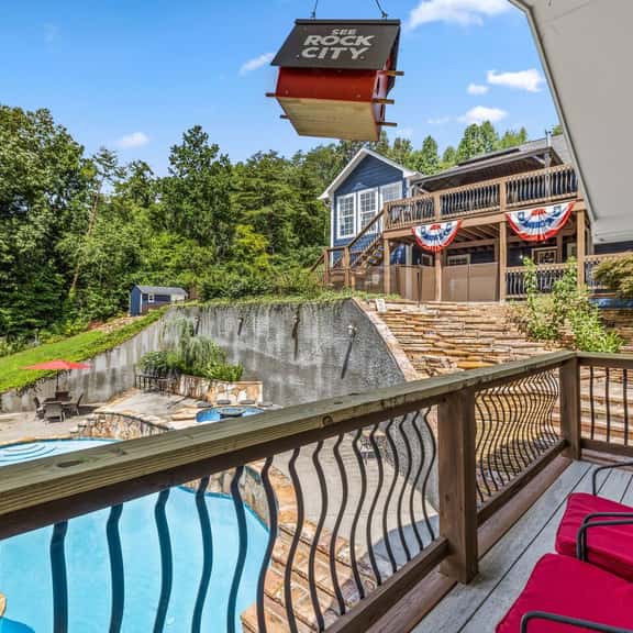 Serene River view Retreat w/Hot Tub+Pool+Boat Dock - Image 1