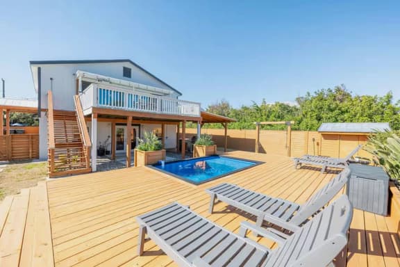 Steps to Beach | Private Pool & Playgnd | Sleeps 8 - Image 1